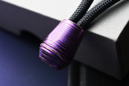 RARE Urban EDC VK-IMON Lanyard Bead - Purple Zircuti Screw Thru (3 PCs)