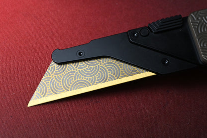 NEW Exceed Designs x Urban EDC TiRant Ultra - Bronze Ti Chaos Seigahai Skiff