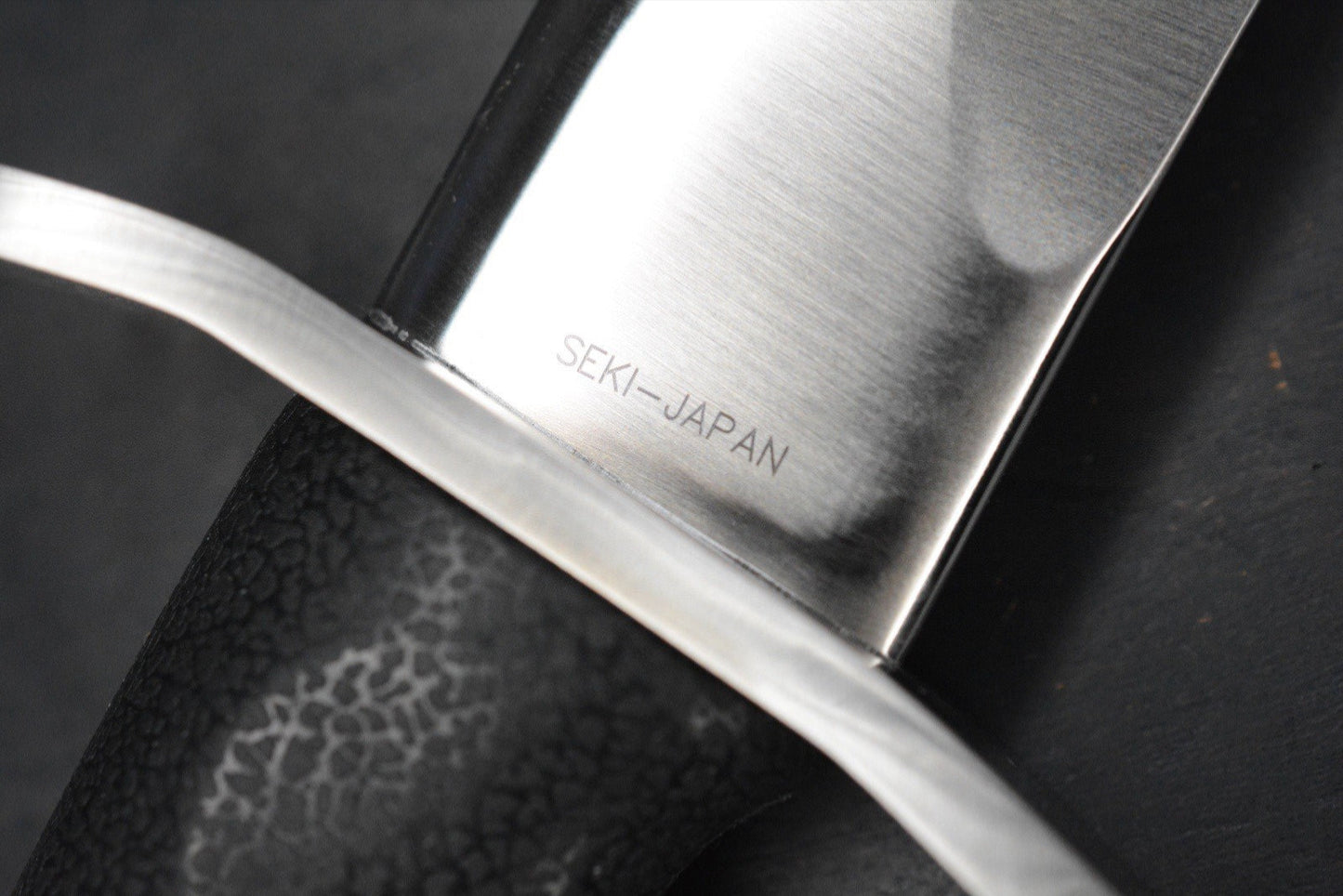 RARE+ Al Mar Knives Seki Japan Warrior Fixie Satin Blade /Rubber Handle & Sheath