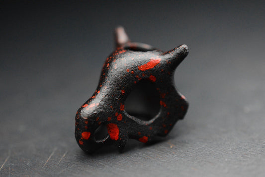 NEW Salt & Peppa Boney Boi Aluminum - Black w/ Red Splatter Re Playge Microtech