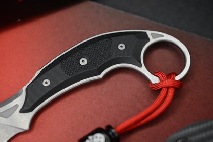 RARE Microtech x Bastinelli Iconic Fixed Blade - Black G10 / SW (DISC - 2021)