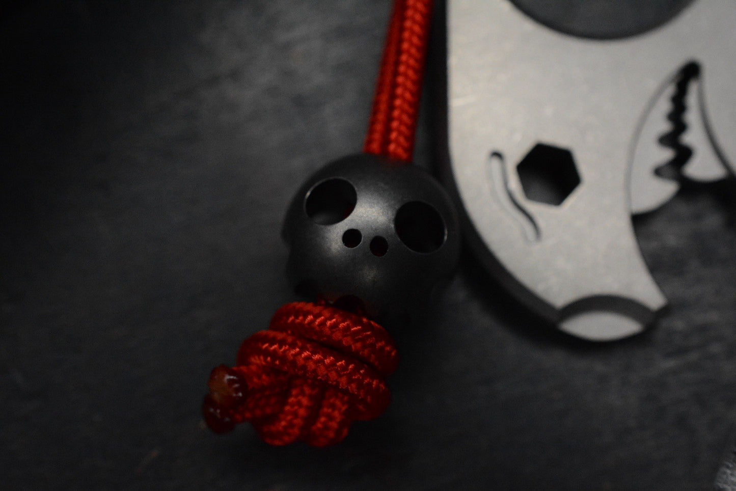 NEW Notorious EDC Baby Bomb - Stonrwashed Ti w/ Bonus Ti Bead