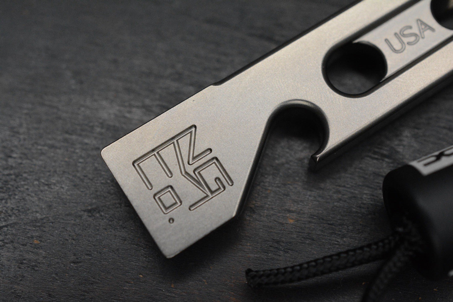 NEW Nice Guy Machine Co Stubbs “Ad Just The Tip” Ed Ti Pry NGMCo w/ Poison Bead