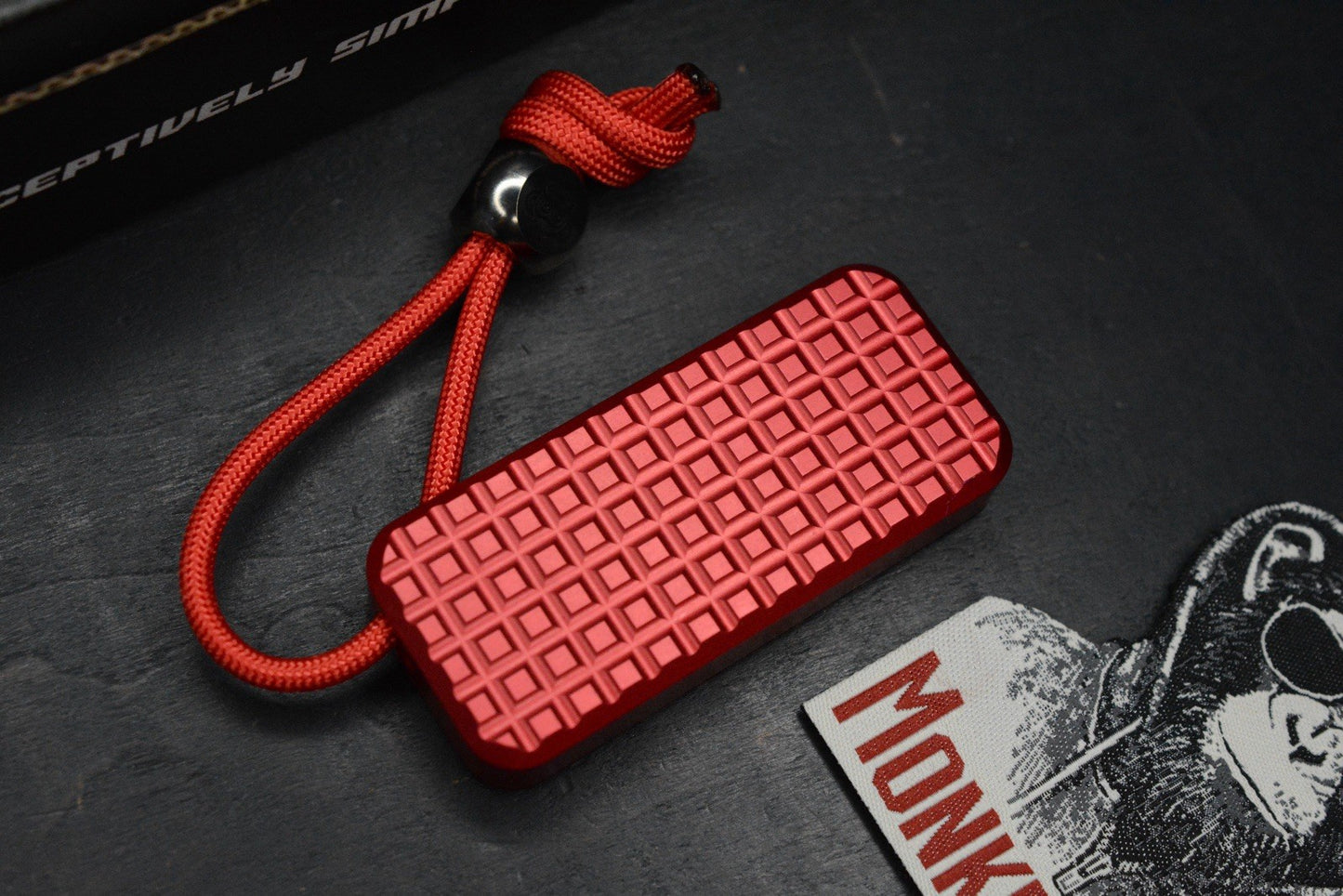 NEW Rivery MFG Zero Monkey Edge Black/ Red Frag MEFP Patch & AuCon Bead