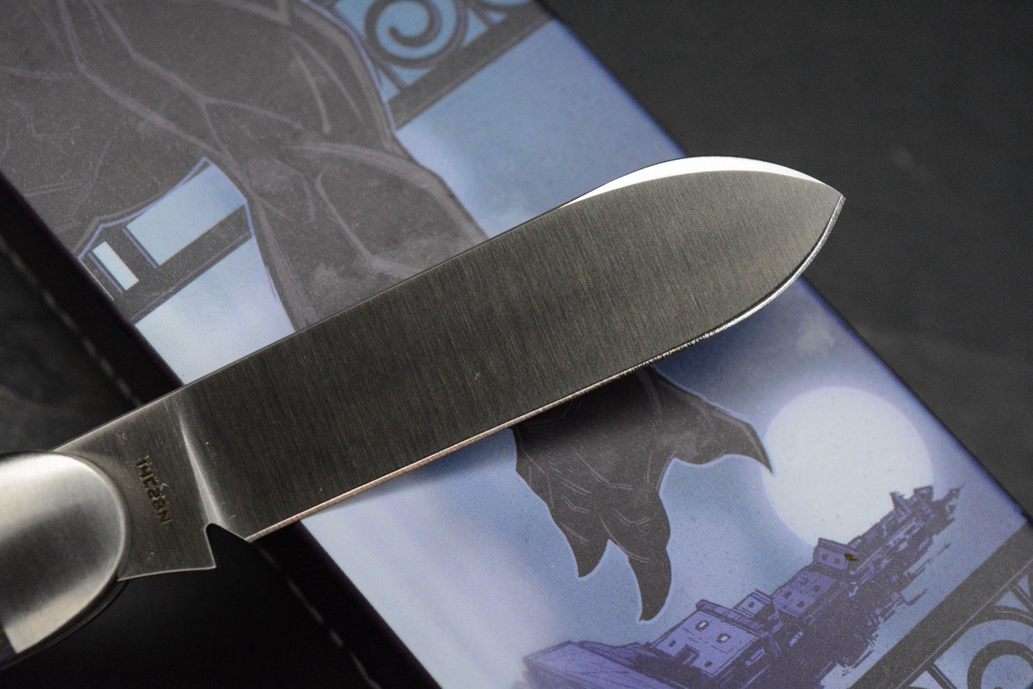 NEW Jack Wolf Knives Gateway Equal End Camo Carbon 80s G10 / Satin Sandvik Blade
