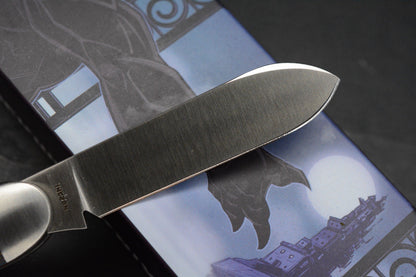 NEW Jack Wolf Knives Gateway Equal End Camo Carbon 80s G10 / Satin Sandvik Blade