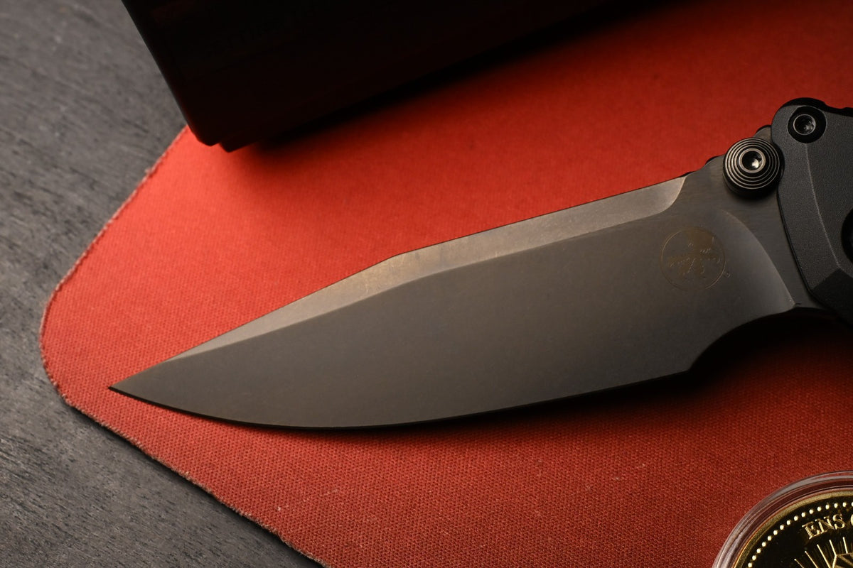 NEW Microtech Socom Ram-Lok DLC Shadow Black Frag S/E w/ John Wick Pack & Bead