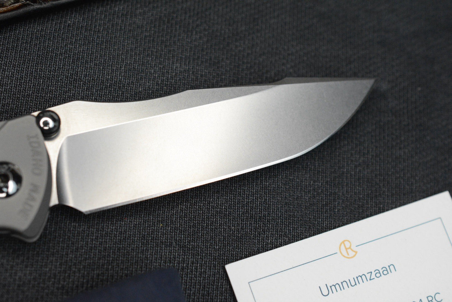 NEW Chris Reeve Umnumzaan - Glass Blasted / Drop Point Magnacut