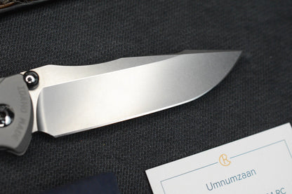 NEW Chris Reeve Umnumzaan - Glass Blasted / Drop Point Magnacut