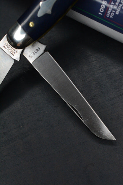 NEW Great Eastern Cutlery Tidioute Bayou Trapper Blue Bayou Richlite