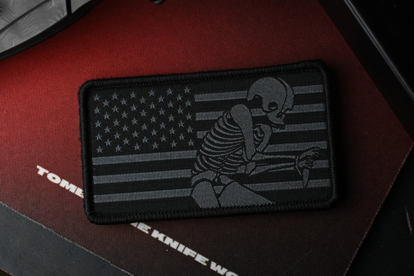 RARE Null Vandal Black DLC Dunes / Belt Satin Vanax Blade w/ Sneakreaper Patch