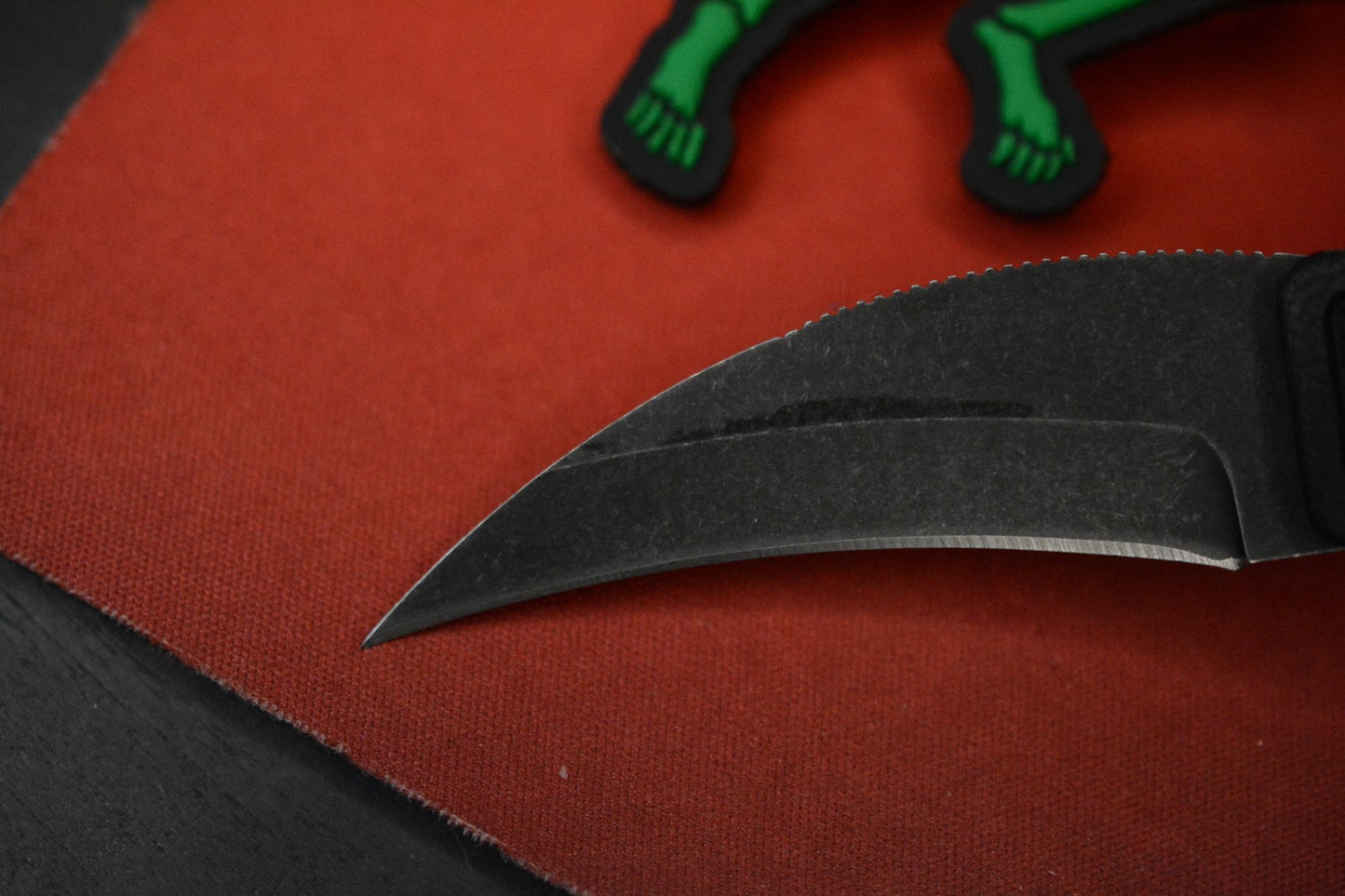 RARE Ed’s Manifesto & Sneakreaper Elvia Field Knife - Black / Acid Stonewash