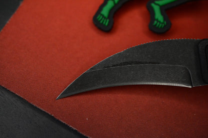 RARE Ed’s Manifesto & Sneakreaper Elvia Field Knife - Black / Acid Stonewash
