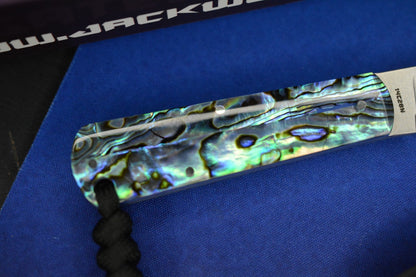 NEW Jack Wolf Gateway FixEDC - Abalone / Hollow Ground 1428CN / Nickel Silver