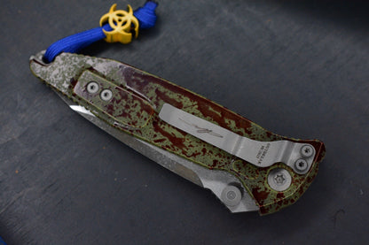 NEW Microtech SOCOM Elite T/E Outbreak w/ Fallout Patch Pack & Biohazard Bead