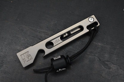 NEW Nice Guy Machine Co Stubbs “Ad Just The Tip” Ed Ti Pry NGMCo w/ Poison Bead