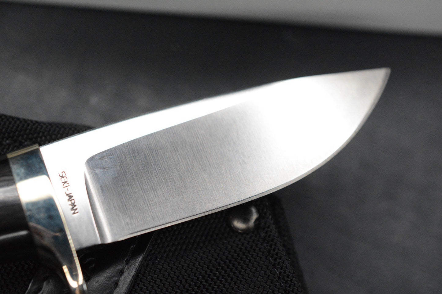 RARE++ Al Mar Personal BT Fixed Blade Satin Blade/ Titanwood Handle Seki Japan