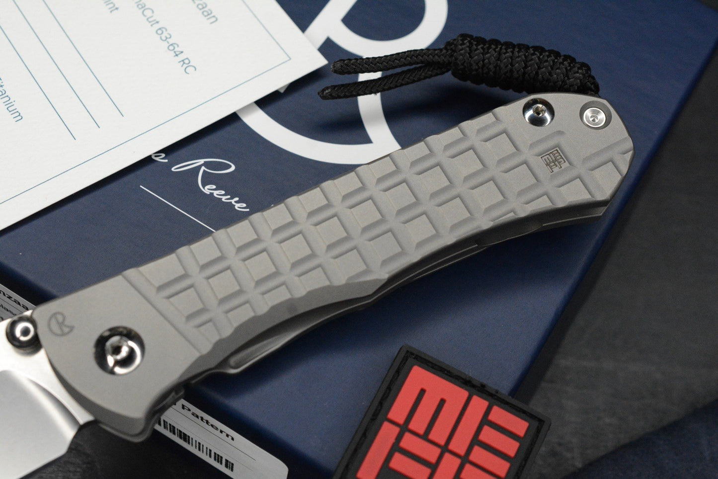 NEW Chris Reeve x Monkey Edge Umnumzaan - Glass Blasted Frag / Tanto Magnacut