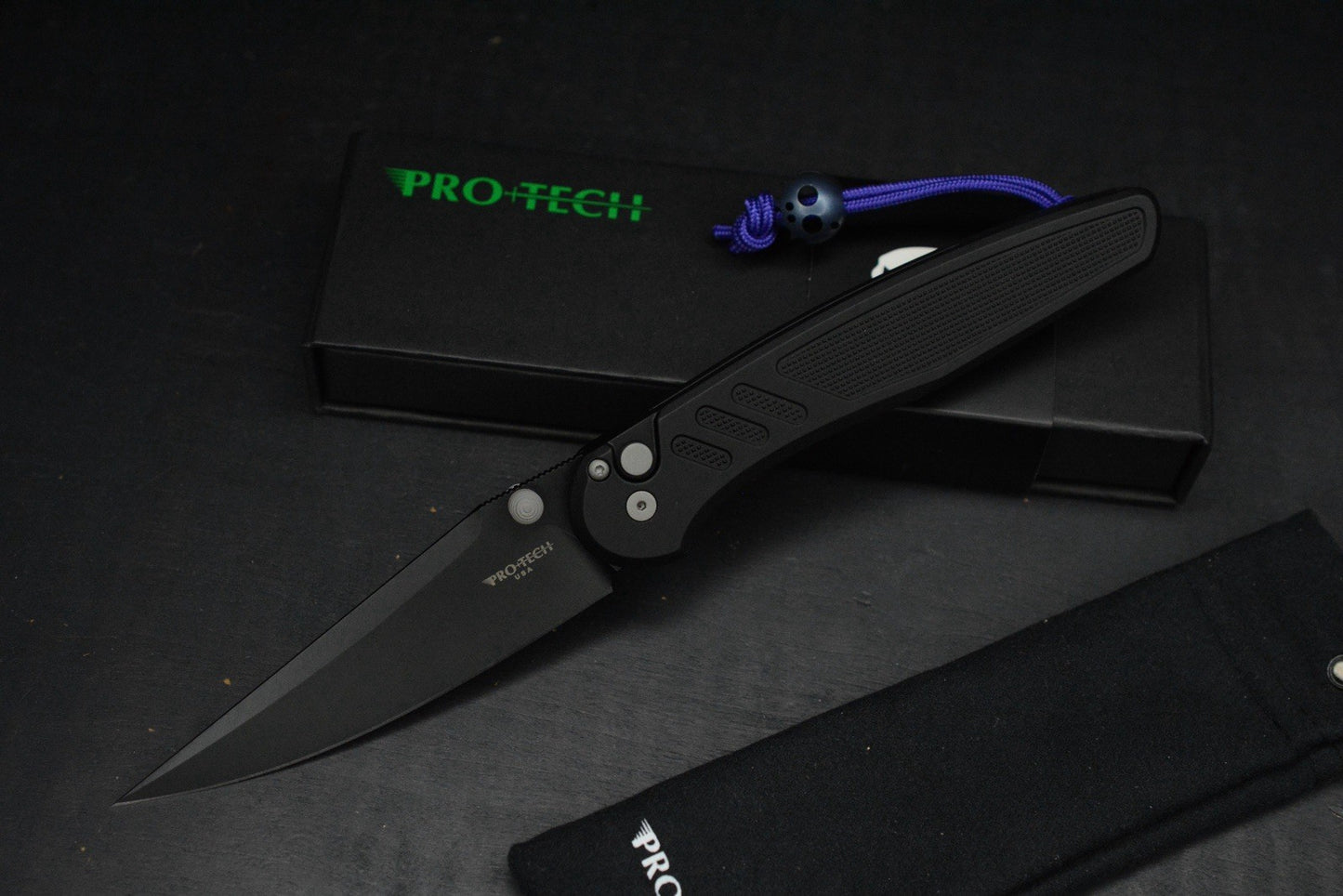 RARE Protech x Peace Neighbor Avalon - Knurled DLC Magnacut 4.25” Manual Button