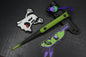 RARE Half Face Cardiac Spike Halloween SE Toxic Green w/Skull & PDW Patch