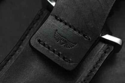 RARE+ Al Mar Knives Seki Japan Warrior Satin Blade /Rubber Hdle w/Leather Sheath