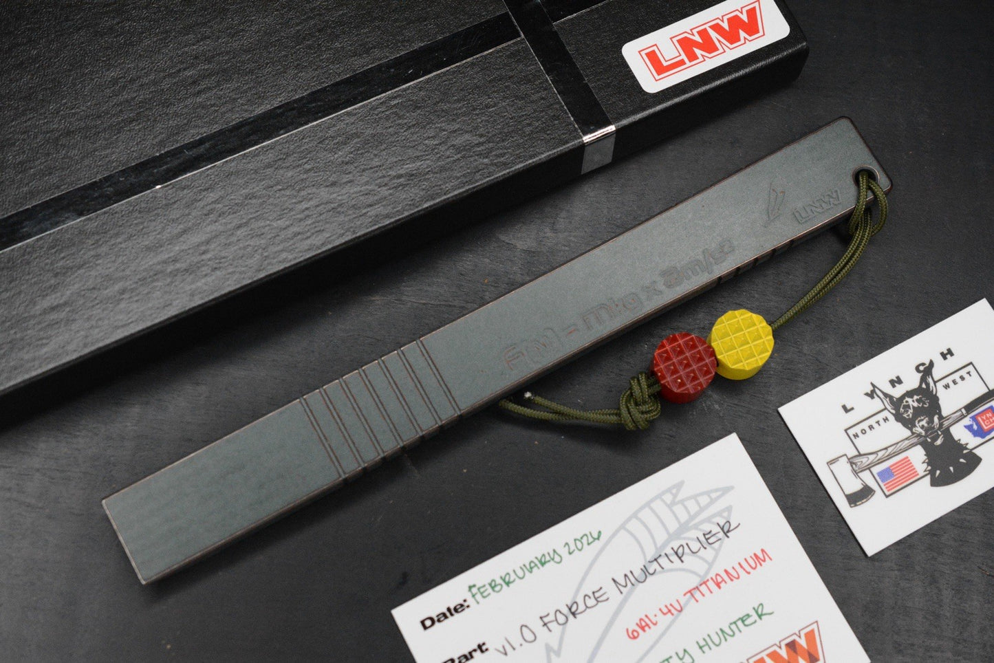 NEW Lynch NW Frag Pattern Bounty Hunter Multiplier V1 Pry Bar w/ 2x TKW Curators