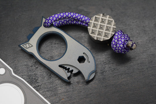 NEW Notorious EDC Baby Bomb - Northern Lights Cerakote Ti w/ TKW Curator