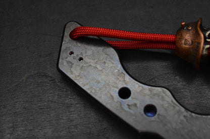 NEW ATTN 2 DETAIL MK3 Anodized Ti Pry Bar #2 w/ Bronze Soldier Bead