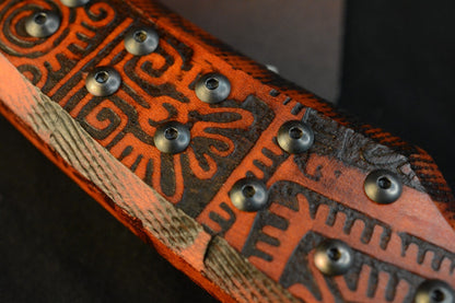 RARE RMJ Tactical Gold Forge Point Ball Head War Club - Ornate Valhalla Edition