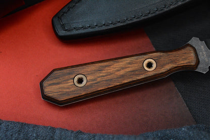 NEW Pete’s Pirate Life Custom Fixed Blade - Darkened Magnacut / Walnut Handles