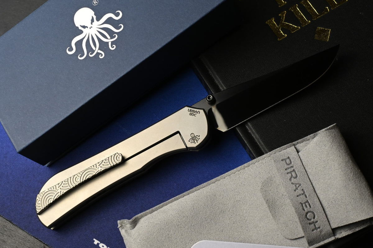 NEW Piratech x Urban EDC Saga - Mirror DLC S90V / Zir Blast Ti / Seigahai