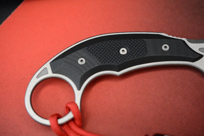 RARE Microtech x Bastinelli Iconic Fixed Blade - Black G10 / SW (DISC - 2021)