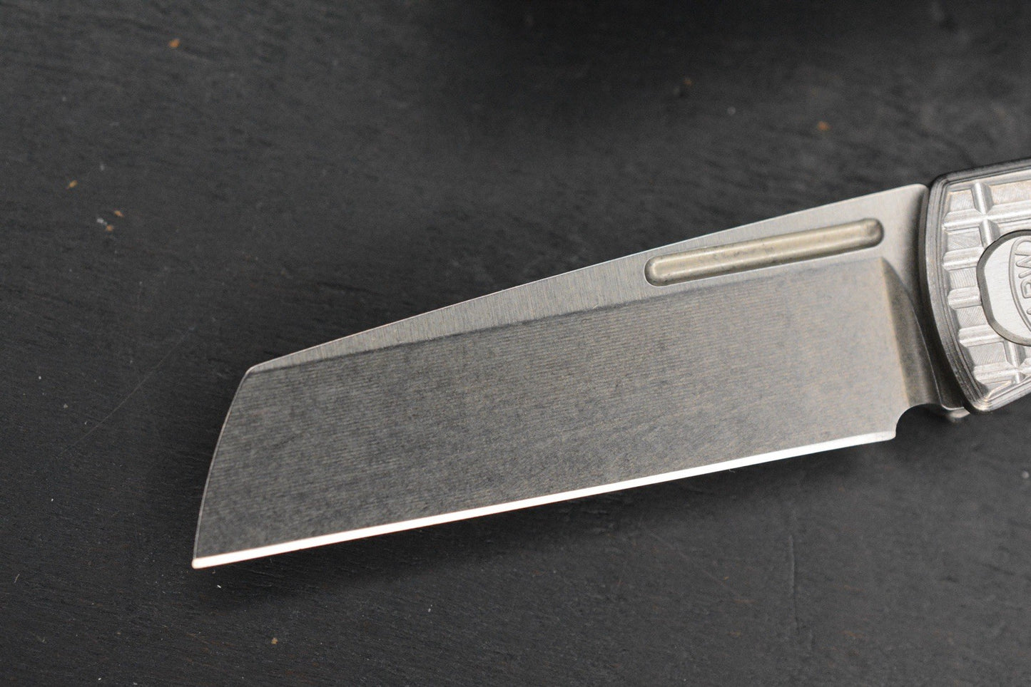 NEW American Blade Works EXC Slipjoint - Frag Ti Hdle / MagnaCut w/ MEFP Patch