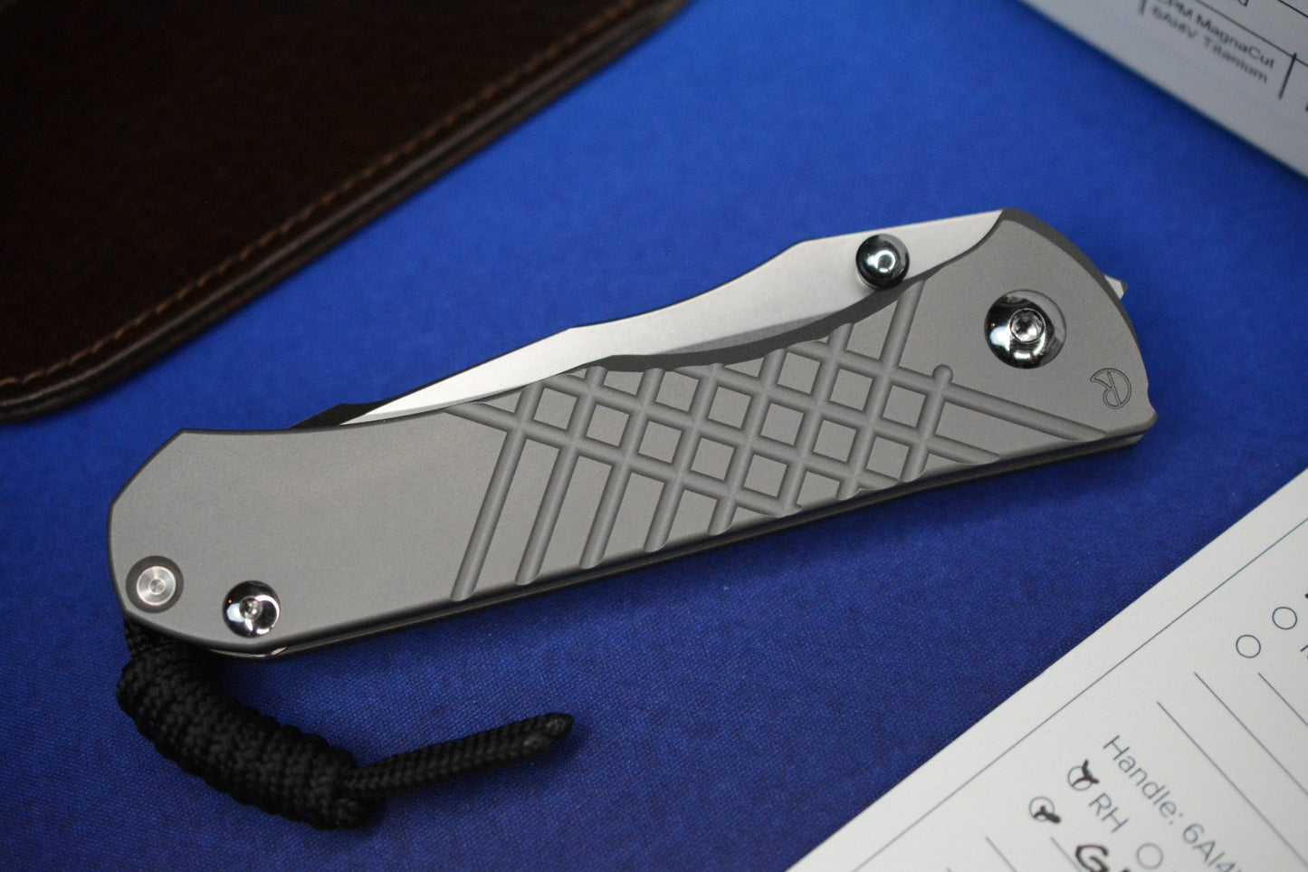 NEW Chris Reeve Umnumzaan - Glass Blasted / DP Magnacut w/ Custom Flag Clip