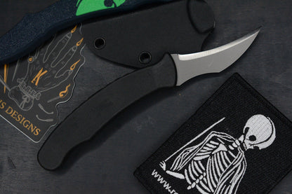 NEW Kopis Designs x Ed Calderon L-Via Field Knife Matte 154CM w/ Trainer & Patch