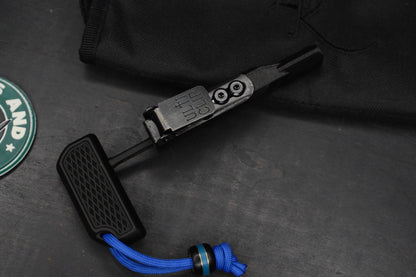 NEW Bastanelli Creations Ventilation Black PVD DC53 Spike w/ Micarta Bead