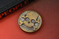 RARE Metal Style Bart Simpson Ay Carumba Brass Worry Coin Re Playge Microtech