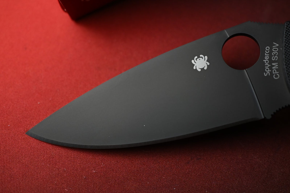 NEW Spyderco Manix 2 XL - Black S30V / Black G10 USA MADE w/ Poison Bead