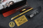 RARE Microtech TAC-P Ti PVD Gold Spike w/ John Wick Pack & Bullet Bead