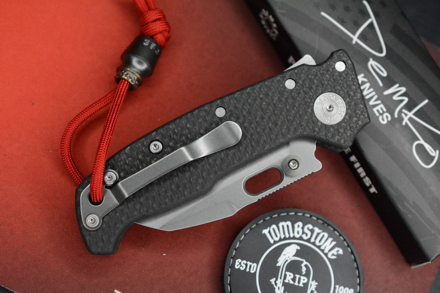 NEW Demko MGAD20 Compact Batwing - Carbon Fiber / Stonewash Magnacut SN 55