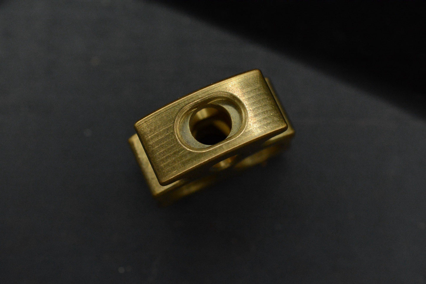 RARE ZF Designs XL Brass Halloween Bead / Sunburst Pattern Re Playge NGMCo