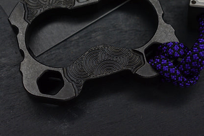 NEW Urban EDC x CAHP Tools Panda V4 - Black DLC Chaos Seigahai w/ TKW Mario Bead