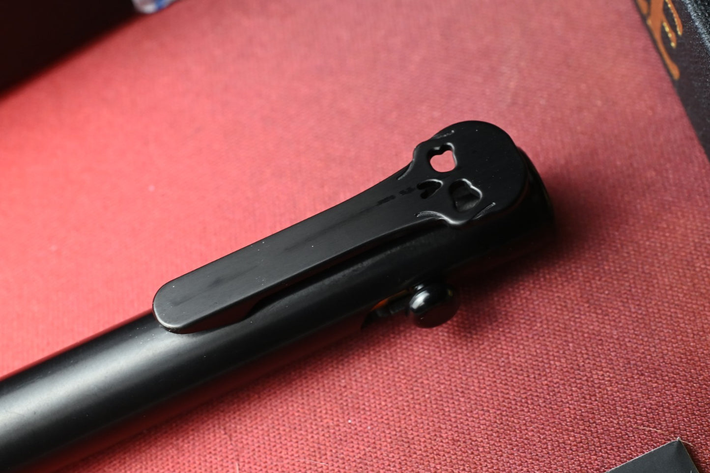 NEW CHAVES x Big Idea Blacked Out DLC Ti Bolt Pen w/ CHAVES Skull Clip