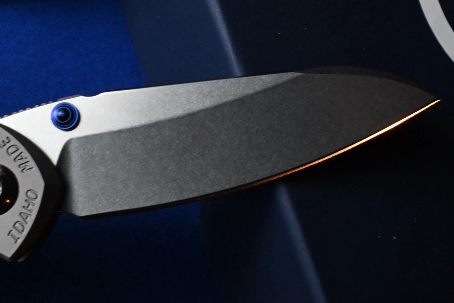 NEW Chris Reeve Small Inkosi - SW Insingo / Glass Blasted Ti /Blue Denim Micarta