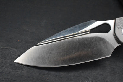 NEW Monterey Bay Knives Sabretooth Frag Pattern Ti- S90V Blade SOLD OUT