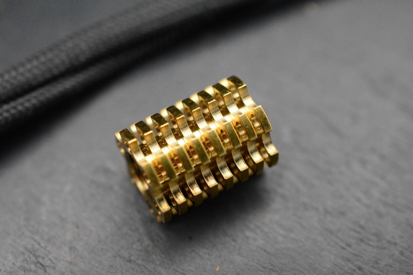 CUSTOM TKW Spindle Bead - Brass High Detail Re Playge Microtech