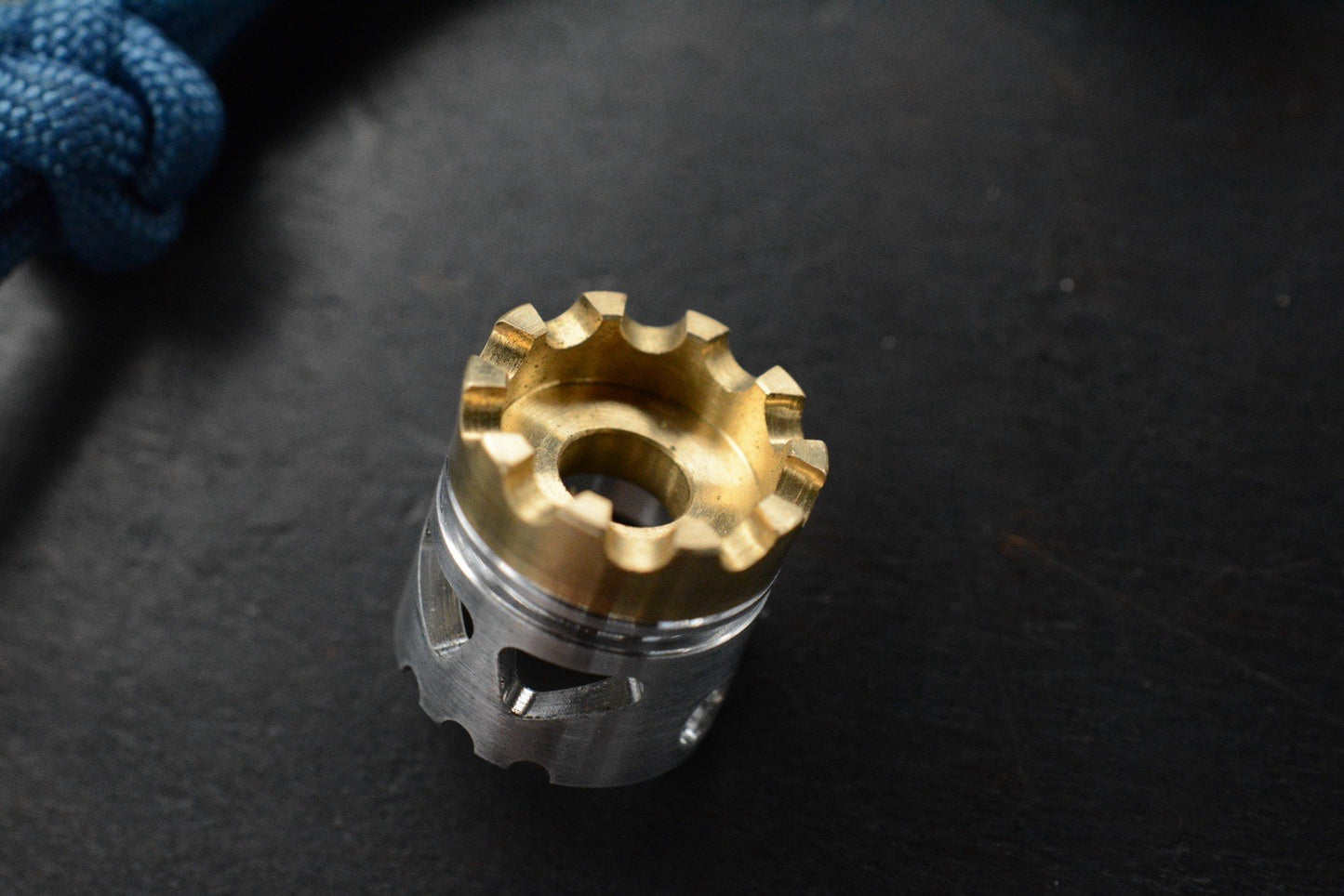 RARE Pistons Pete Brass / Ti Skull