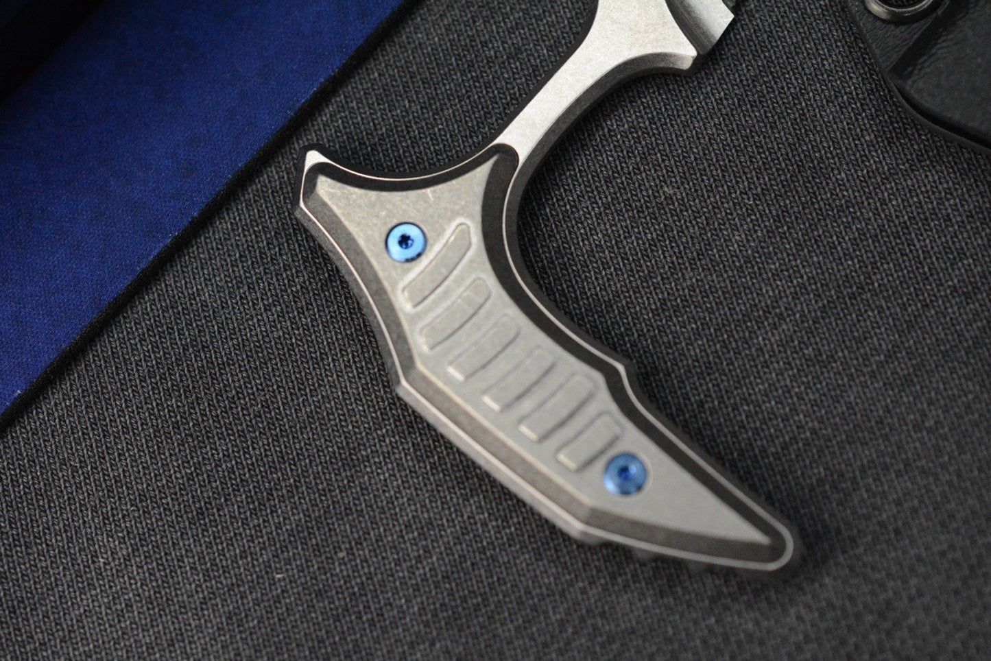NEW Microtech x Bastinelli Bee SW Full Serr / Blue Ti HDW Marfione Selects w/COA