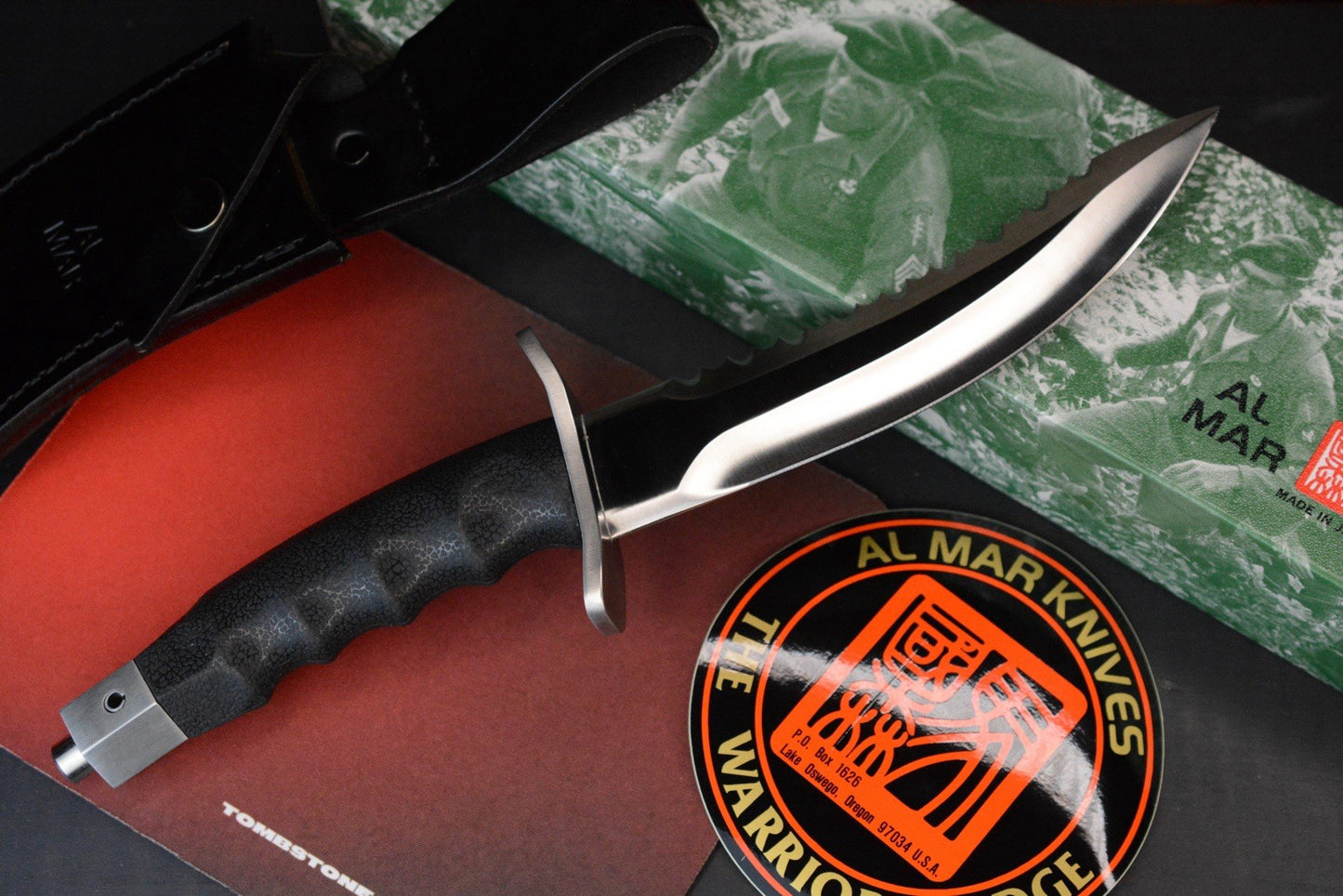 RARE++ Al Mar Warrior Fixed Blade- 1980s Complete w/ Original Packaging