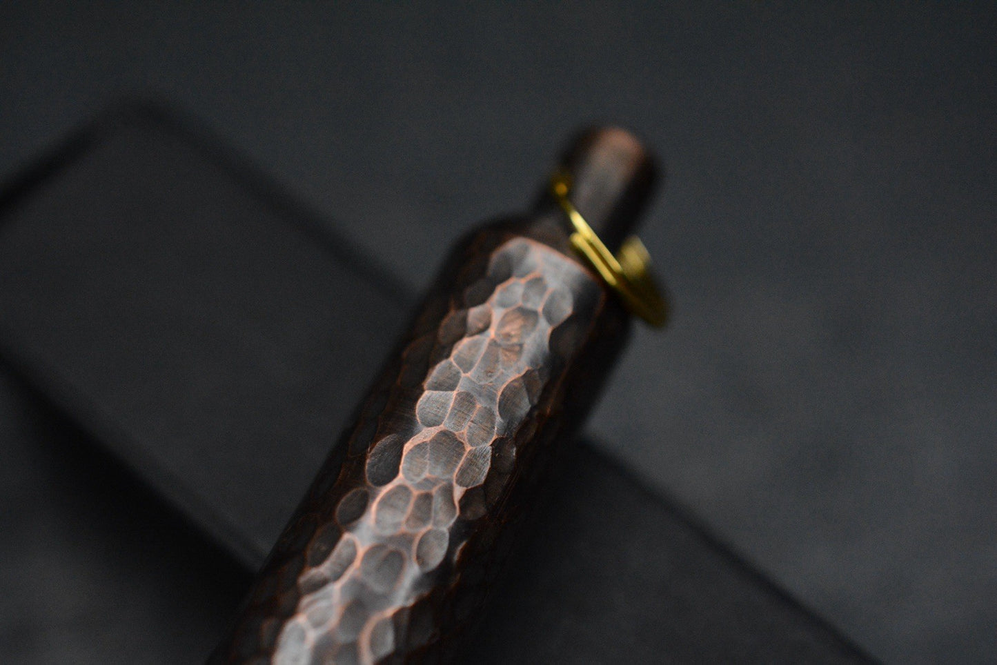 NEW Urban EDC x Fiddle Foundry Hammered Copper Brass Custom Whistle